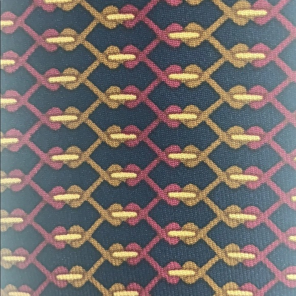HERMES silk tie